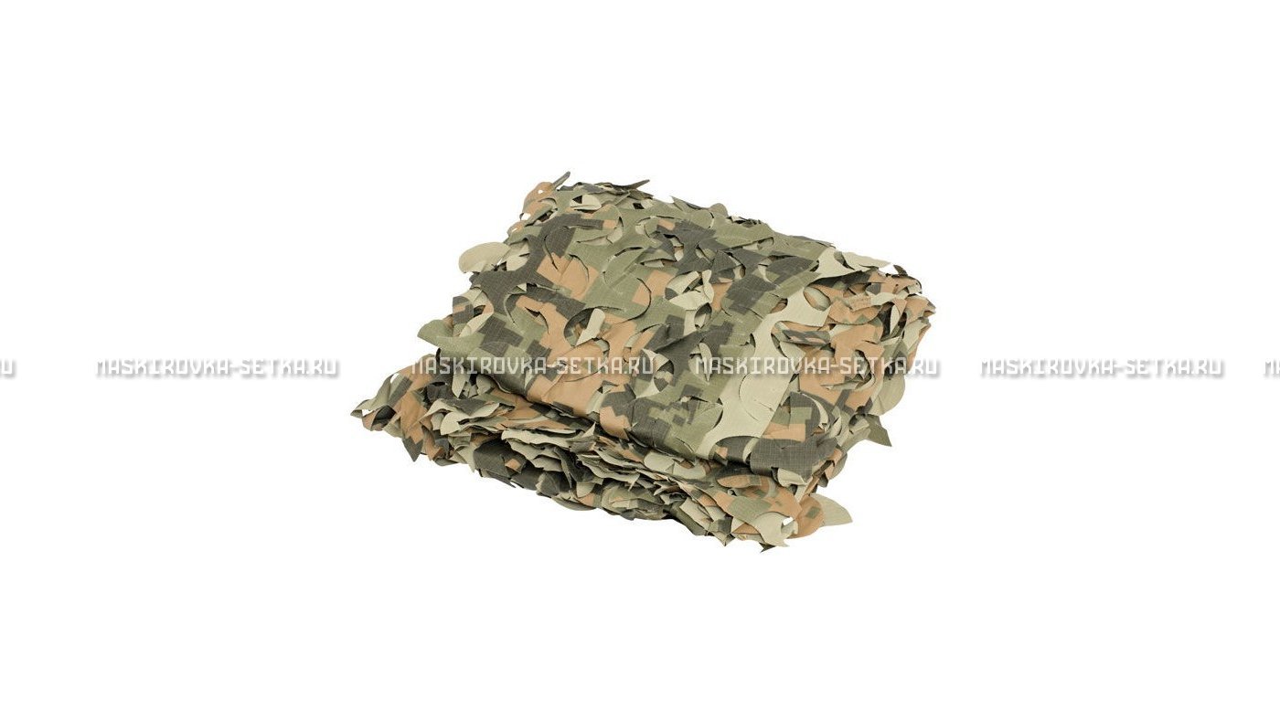 Сетка Camosystems Пейзаж Полынь 3D 2,4х3 м  – купить по цене 3100 руб. в интернет-магазине в городе Уфа картинка 6