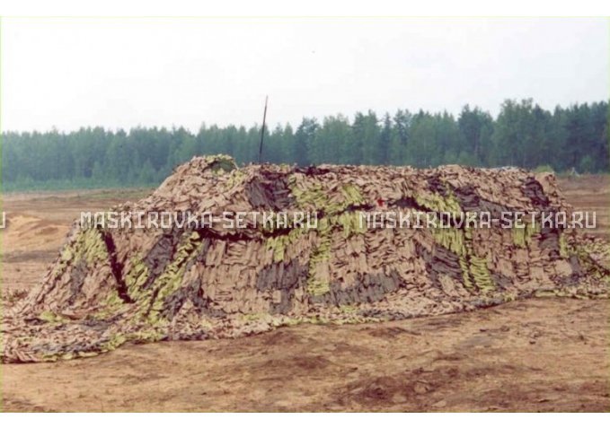 Маскировочная сетка МКТ-4П Поле 3х6 м – купить по цене 8700 руб. в интернет-магазине в городе Уфа картинка 1