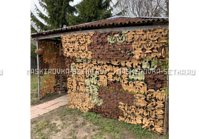 Маскировочная сеть МКТ-2П Поле 3х6 м – купить по цене 4700 руб. в интернет-магазине в городе Уфа картинка 2