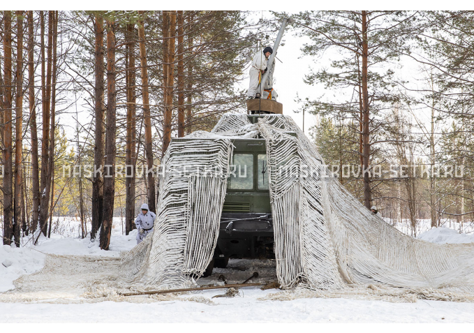 Маскировочный комплект МКТ-2С Снег 9х12 м – купить по цене 33200 руб. в интернет-магазине в городе Уфа картинка 2