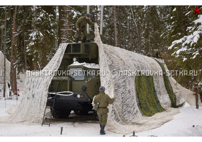 Маскировочный комплект МКТ-2С Снег 9х12 м – купить по цене 33200 руб. в интернет-магазине в городе Уфа картинка 8