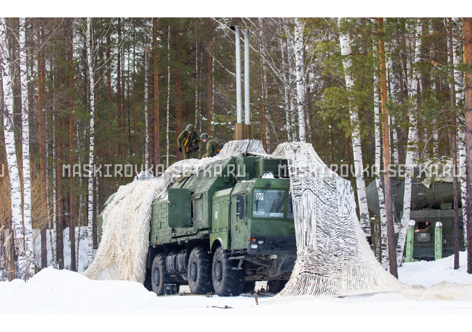 Маскировочный комплект МКТ-2С Снег 9х12 м – купить по цене 33200 руб. в интернет-магазине в городе Уфа картинка 5