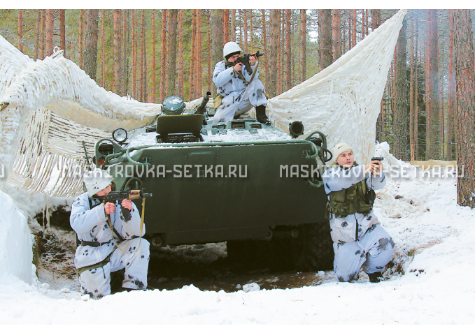 Маскировочный комплект МКТ-2С Снег 9х12 м – купить по цене 33200 руб. в интернет-магазине в городе Уфа картинка 6